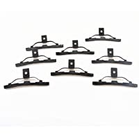 LIZCX 8 Piezas de Coches Techo Solar sombreado Clip Cubierta Deslizante for VW Golf MK4 GTI Touareg R32 Passat Jetta…